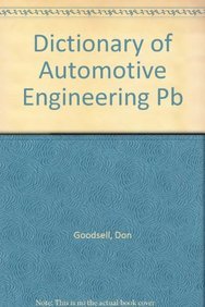 9780750627955: Dictionary Of Automotive Engineering