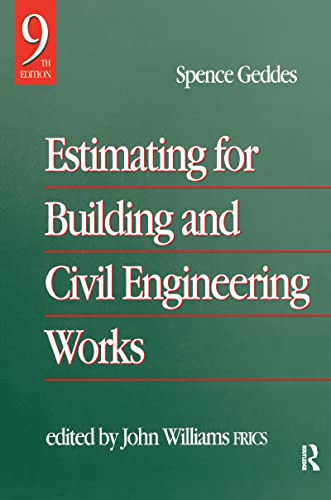 Beispielbild fr Estimating for Building & Civil Engineering Work zum Verkauf von WorldofBooks