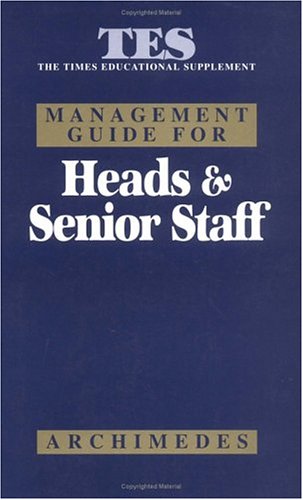 Beispielbild fr TES Management Guide for Heads and Senior Staff zum Verkauf von AwesomeBooks