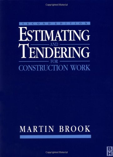 Imagen de archivo de Estimating and Tendering in Construction Work a la venta por Better World Books