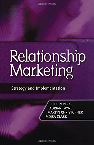 Beispielbild fr Relationship Marketing zum Verkauf von Better World Books