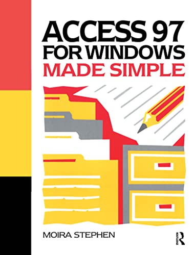 Stock image for Access 97 for Windows Made Simple (Made Simple Books) for sale by Chiron Media