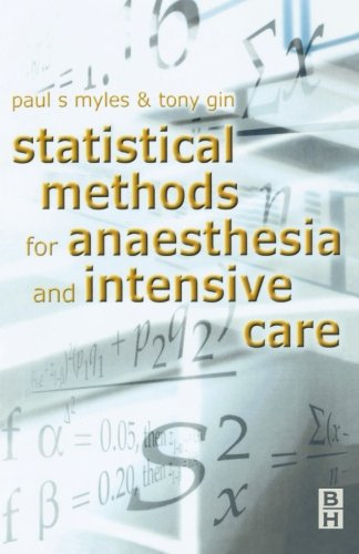 Stock image for Statistical Methods for Anaesthesia and Intensive Care for sale by Better World Books Ltd