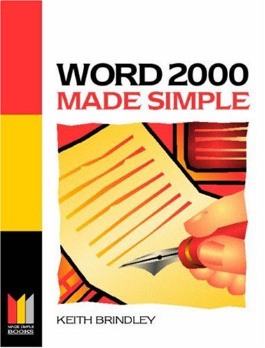 Beispielbild fr Word 2000 Made Simple zum Verkauf von Victoria Bookshop
