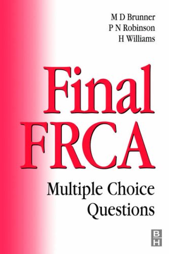 Stock image for Final FRCA : Multiple Choice Questions for sale by Better World Books Ltd