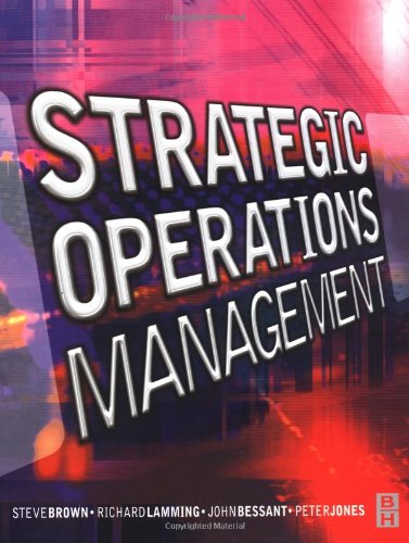 Stock image for Strategic Operations Management for sale by Reuseabook