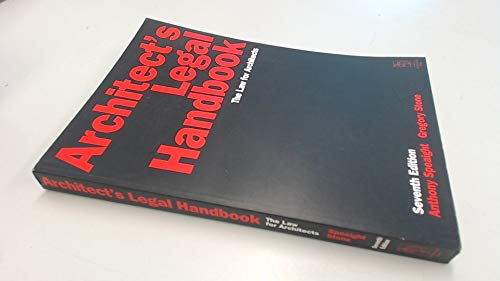 Imagen de archivo de Architect's Legal Handbook: The Law for Architects a la venta por WorldofBooks