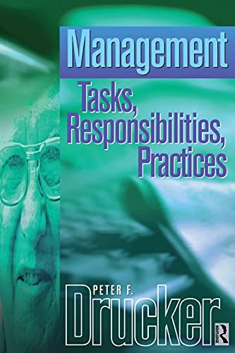 Imagen de archivo de Management Tasks, Responsibilities Practices (Drucker Series) a la venta por Chiron Media