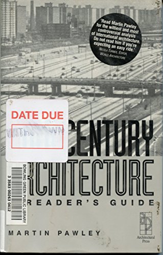 Imagen de archivo de 20th Century Architecture - A Reader's Guide a la venta por More Than Words