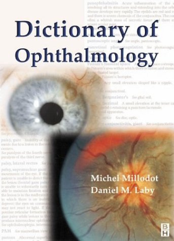 Beispielbild fr Dictionary of Ophthalmology zum Verkauf von Books Unplugged