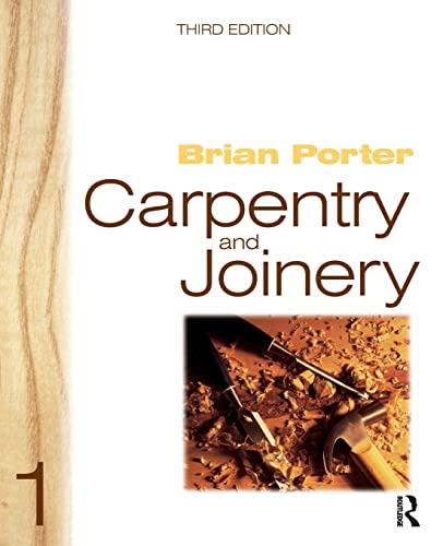 9780750651356: Carpentry and Joinery 1
