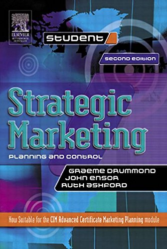 Stock image for Strategic Marketing : Planning and Control for sale by Better World Books