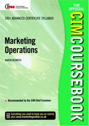 Cim Coursebook 01/02 Marketing Operations (cim Coursebook S.)