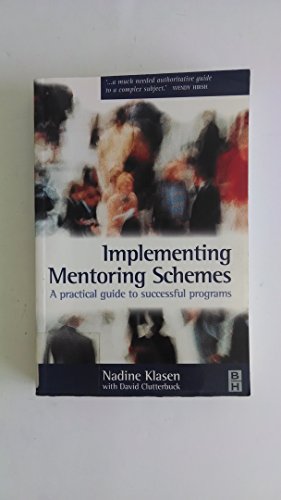 Beispielbild fr Implementing Mentoring Schemes zum Verkauf von Better World Books