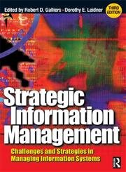 Beispielbild fr Strategic Information Management zum Verkauf von Better World Books