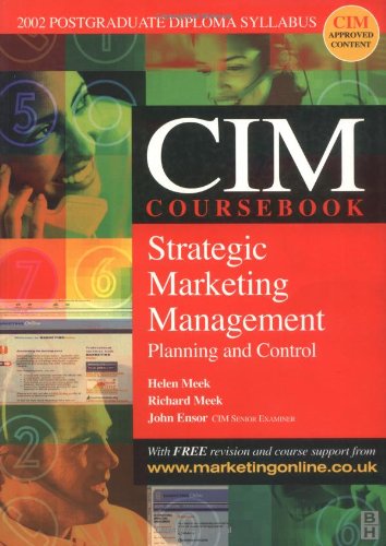 Stock image for Cim Coursebooks 2002-2003 Strategic Marketing Management for sale by Phatpocket Limited