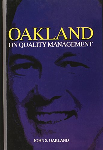 Beispielbild fr Oakland on Quality Management zum Verkauf von WorldofBooks