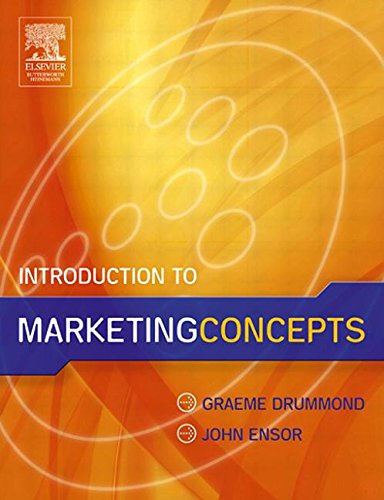 Beispielbild fr Introduction to Marketing Concepts zum Verkauf von WorldofBooks