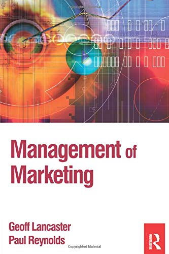 Imagen de archivo de Management of Marketing a la venta por THE SAINT BOOKSTORE