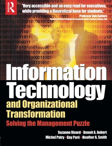 Stock image for Information Technology and Organizational Transformation: Solving the Management Puzzle for sale by Discover Books