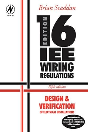 Beispielbild fr 16th Edition IEE Wiring Regulations: Design & Verification of Electrical Installations zum Verkauf von AwesomeBooks