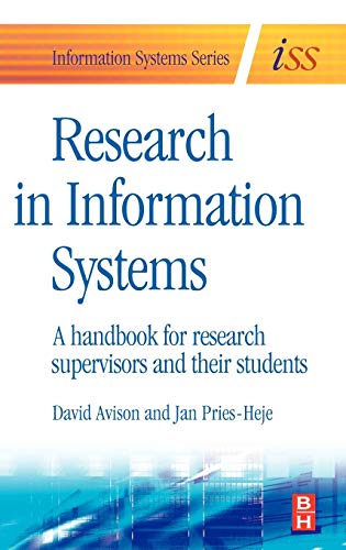 Imagen de archivo de Research in Information Systems, a handbook for research supervisors and their students a la venta por old aberdeen bookshop