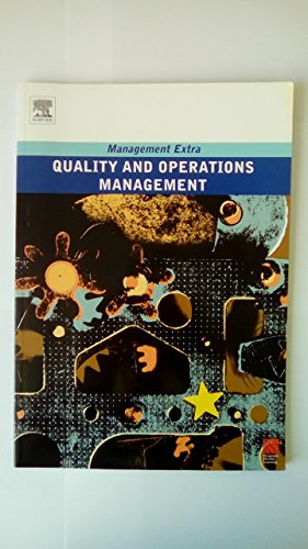 Imagen de archivo de Quality And Operations Management: Management Extra (Management Extra S.) a la venta por Phatpocket Limited