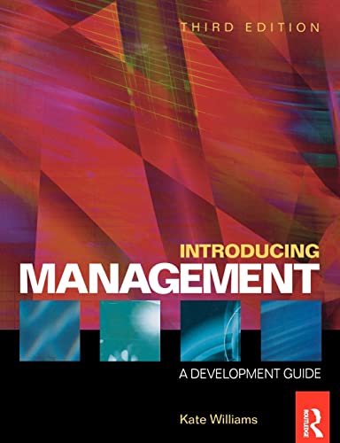 Imagen de archivo de Introducing Management: A Development Guide a la venta por AwesomeBooks