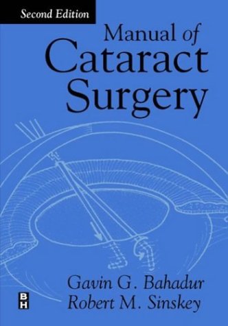 Beispielbild fr Manual of Cataract Surgery zum Verkauf von AwesomeBooks