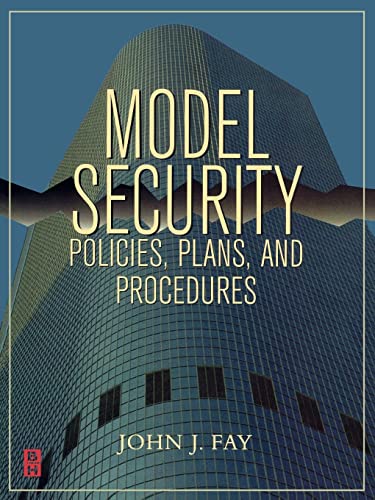 Stock image for Model Security Policies, Plans and Procedures for sale by Better World Books