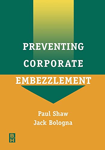 Imagen de archivo de Preventing Corporate Embezzlement a la venta por ThriftBooks-Atlanta