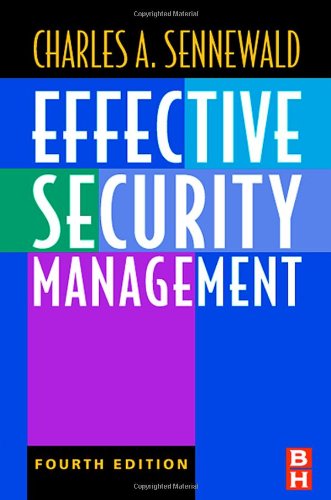 Stock image for Effective Security Management for sale by WeSavings LLC