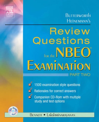 9780750675666: Butterworth Heinemann's Review Questions for the NBEO Examination: Part Two, 1e