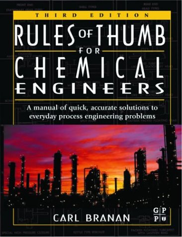 9780750675673: Rules of thumb for chemical engineers