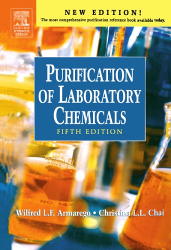 Beispielbild fr Purification of Laboratory Chemicals zum Verkauf von Better World Books