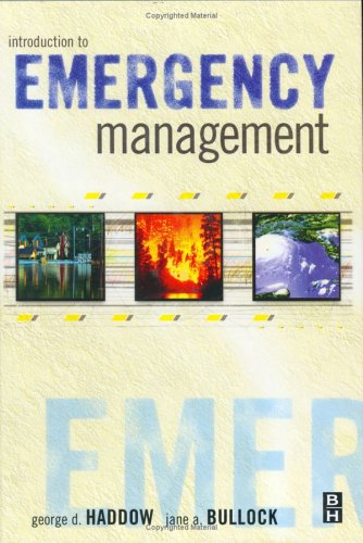 Beispielbild fr Introduction to Emergency Management zum Verkauf von Better World Books