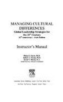 Managing Cultural Differences Instructor's Manual (9780750677370) by Harris, Philip; Moran, ; Sarah V.; Moran, Robert T.