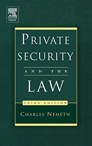 Imagen de archivo de Private Security and the Law a la venta por HPB-Red