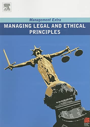 Stock image for Managing Legal And Ethical Principles for sale by Basi6 International