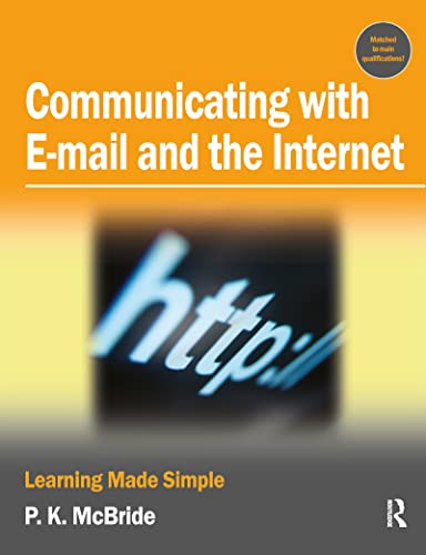 Stock image for Communicating with Email and the Internet: Learning Made Simple for sale by Chiron Media