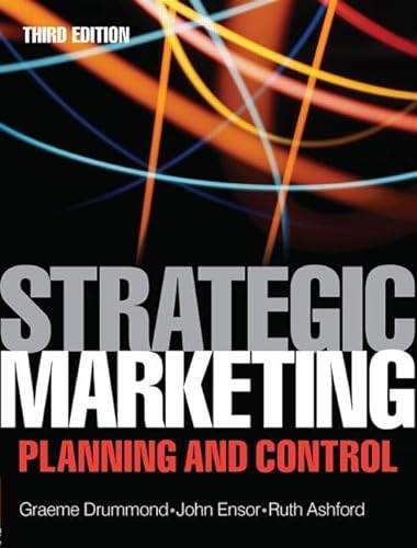 Beispielbild fr Strategic Marketing Planning and Control : Plannning and Control zum Verkauf von Buchpark