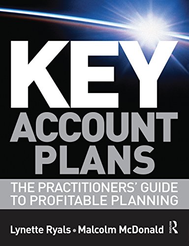 Beispielbild fr Key Account Plans: The Practitioners Guide to Profitable Planning zum Verkauf von SecondSale