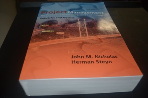 Stock image for Project Management for Business, Engineering, and Technology: Principles and Practice, 3rd Edition for sale by HPB-Red