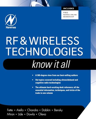 Beispielbild fr RF and Wireless Technologies: Know It All (Newnes Know It All) zum Verkauf von SecondSale