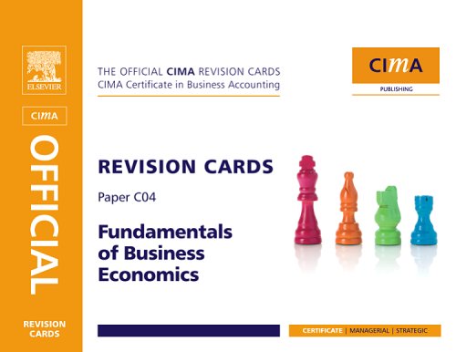 Beispielbild fr Fundamentals of Business Economics (Cima Revision Card) (Cima Certificate Level 2008) zum Verkauf von medimops