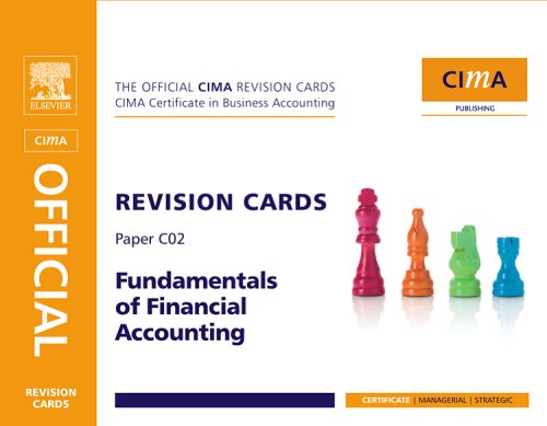 CIMA Revision Cards Fundamentals of Financial Accounting (CIMA Study Systems Certificate Level 2006) (9780750687225) by Lunt, Henry