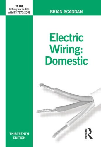 Beispielbild fr Electric Wiring for Domestic Installers (Electric Wiring: Domestic) zum Verkauf von Reuseabook