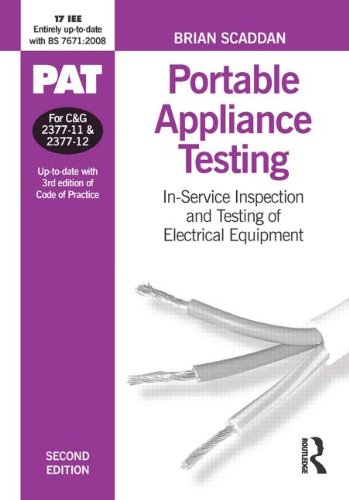 Beispielbild fr PAT: Portable Appliance Testing: In-Service Inspection and Testing of Electrical Equipment zum Verkauf von Reuseabook