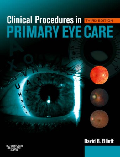 Imagen de archivo de Clinical Procedures in Primary Eye Care a la venta por Better World Books: West