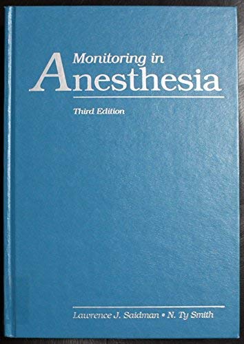 Monitoring In Anesthesia 3rd Edition